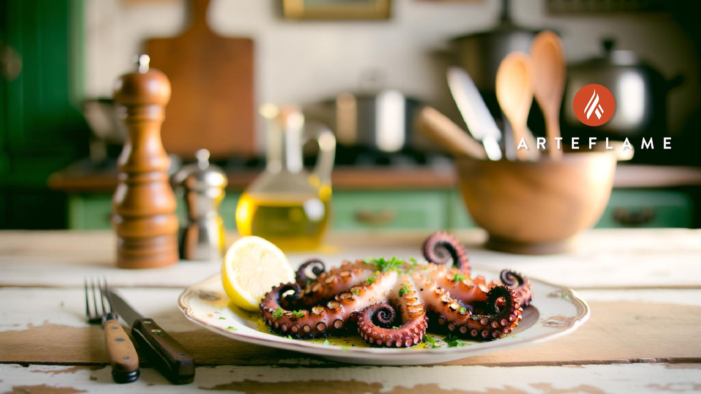 Italian Grilled Octopus with Lemon and Parsley