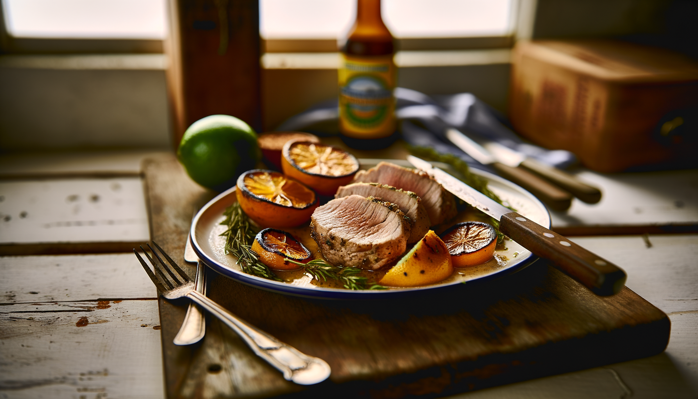 Florida Citrus-Marinated Pork Tenderloin on the Grill