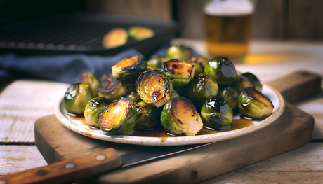 Caramelized Dutch Brussels Sprouts on the Grill