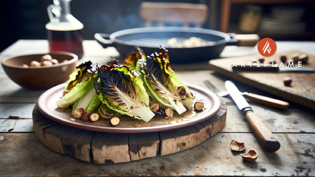 French Charred Chicory with Hazelnut Vinaigrette