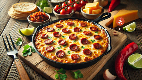 Grilled Queso Fundido with Tortillas | Arteflame Recipe