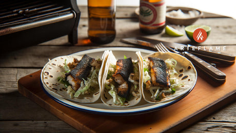 Connecticut Blackened Bluefish Tacos on the Arteflame