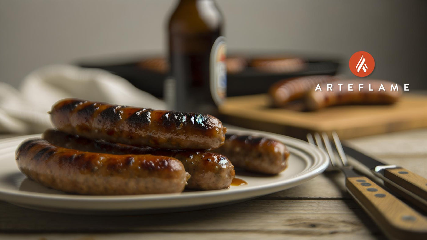 Canadian Beer-Glazed Grilled Sausage