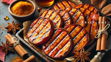 Thanksgiving Cinnamon-Spiced Sweet Potatoes on the Arteflame Grill