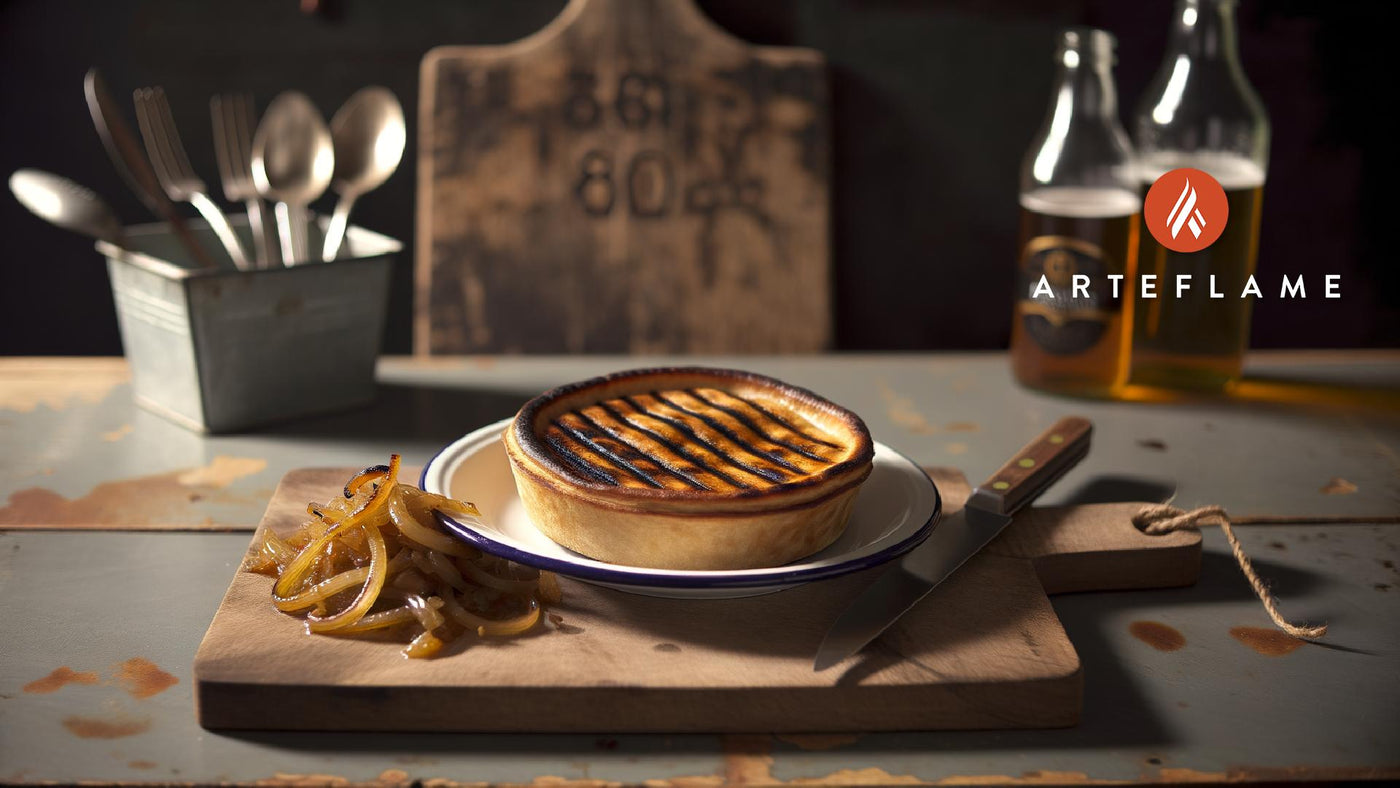 Scottish Grilled Scotch Pie with Caramelized Onions