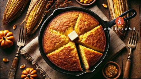 Skillet Cornbread on the Arteflame Grill