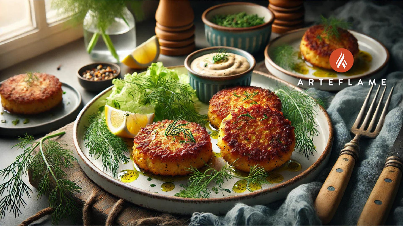 Finnish Seared Pike Patties on the Arteflame Grill