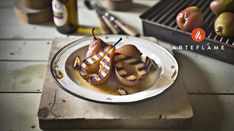 Grilled Poached Dutch Winter Pears