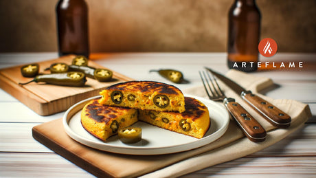 Iowa Spicy Grilled Cornbread on the Arteflame