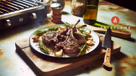 Flame-Grilled Irish Lamb Chops with Rosemary & Garlic