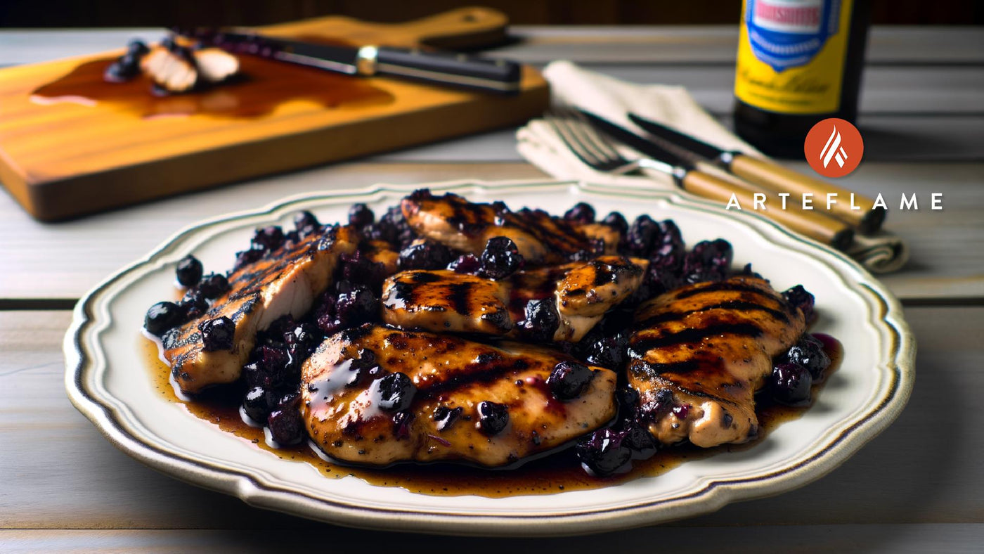 Massachusetts Blueberry Balsamic Grilled Chicken