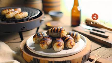 Korean Grilled Perilla-Wrapped Rice Balls