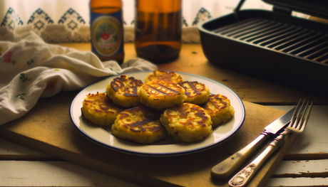 British Grilled Bubble and Squeak Cakes