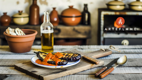 Portuguese Grilled Eggplant with Piri-Piri Sauce