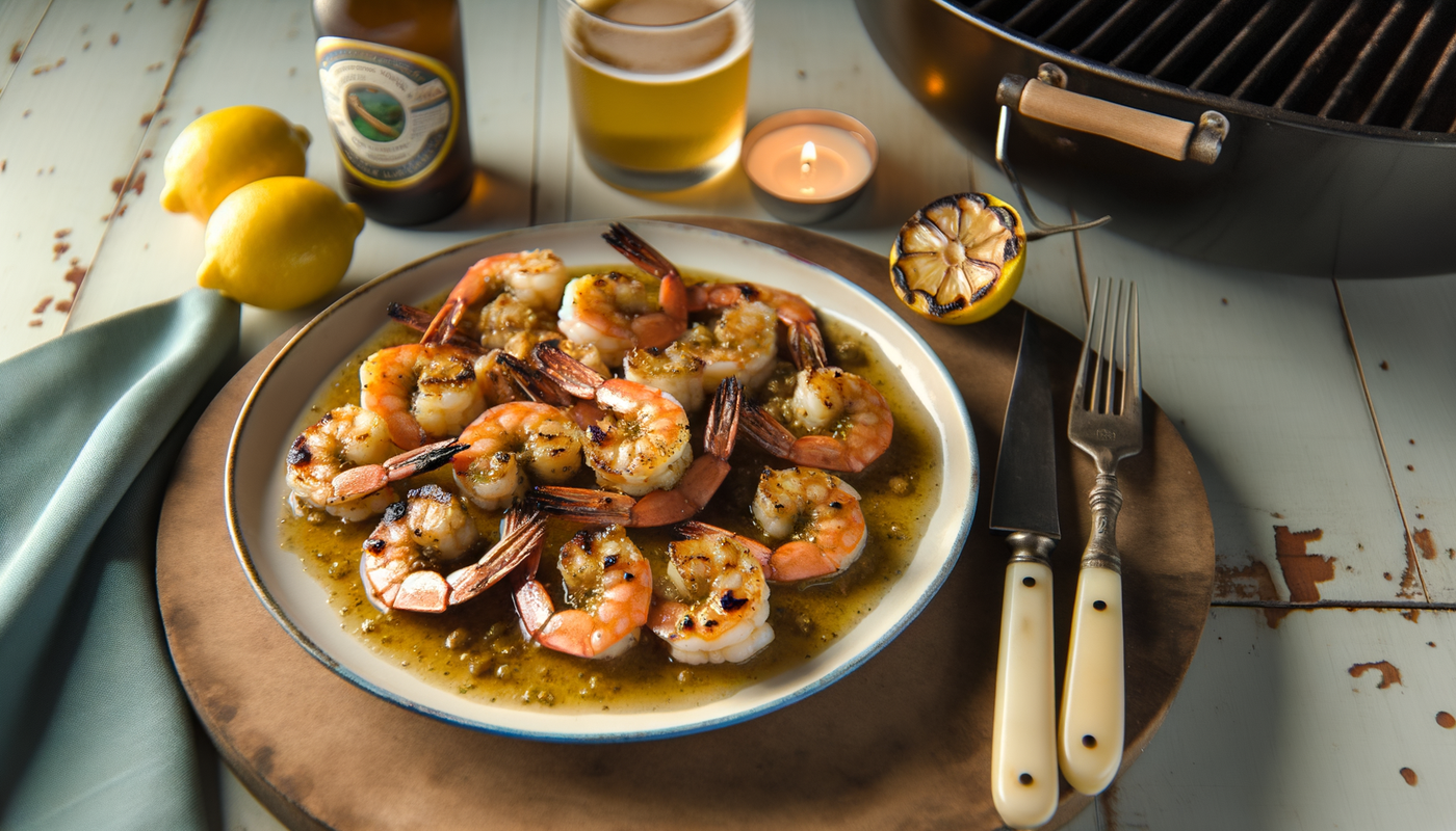 Fire-Kissed Grilled Shrimp with Garlic Butter – Illinois