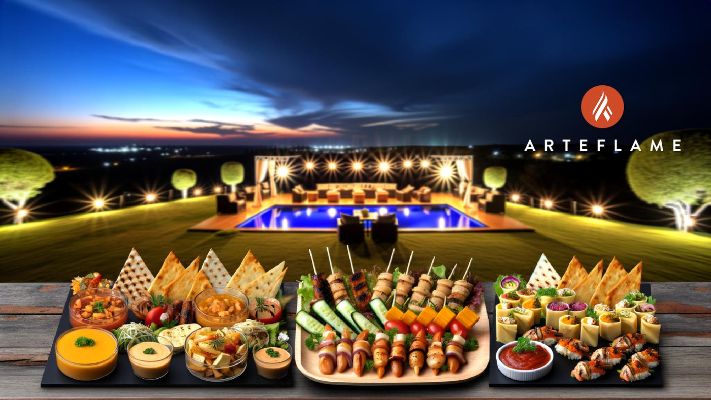 What appetizers go well with grilled food?