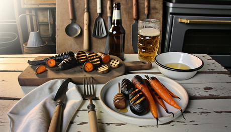 Danish Grilled Heirloom Carrots with Honey