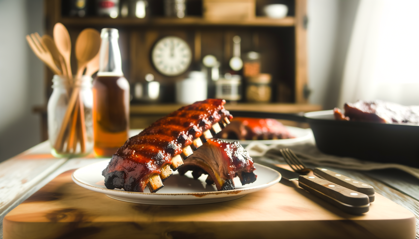 Delaware Bourbon-Glazed Baby Back Ribs on Arteflame