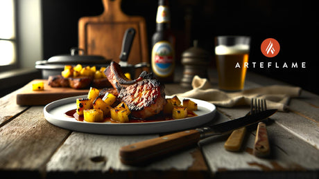 Charred Pineapple Pork Chops - Illinois Grilled Recipe