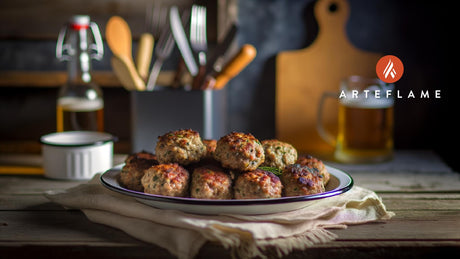 Grilled Polish Meatballs on the Arteflame Grill