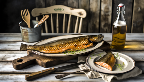 Alaska Smoked Trout on the Grill