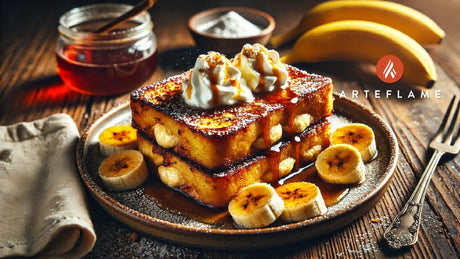 Grilled Banana Cheesecake French Toast on the Arteflame Grill