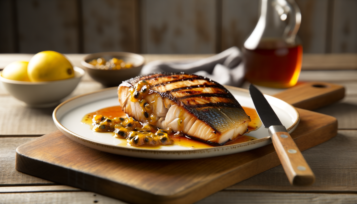 Grilled Mahi Mahi with Lilikoi Glaze - Hawaii Recipe