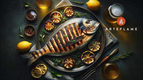 Grilled Lemon Bronzino Recipe | Arteflame Grill Seafood Delights