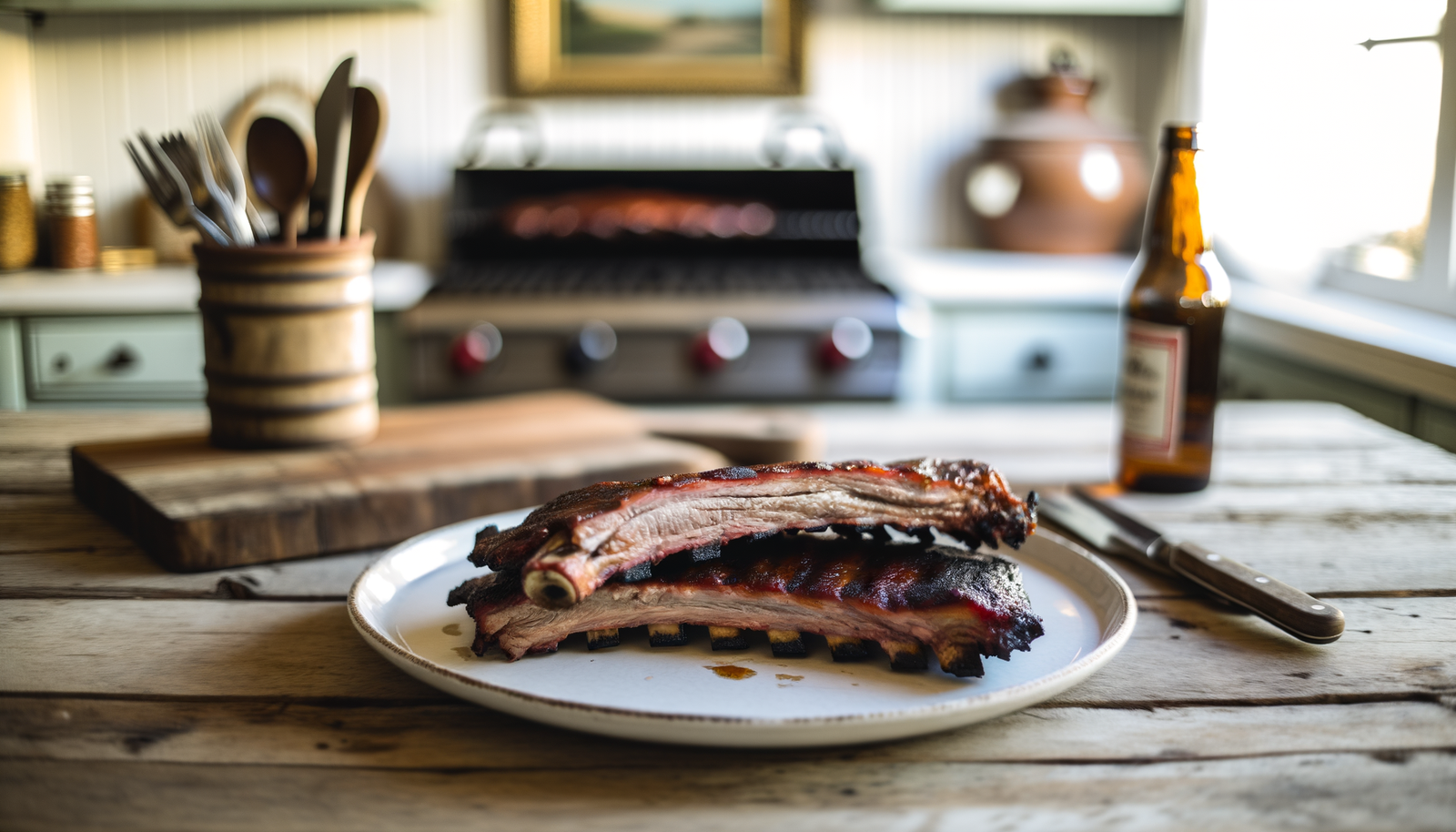 California-Style Hickory-Smoked Baby Back Ribs