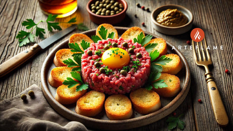 Steak Tartare Recipe with Crispy Crostinis | Fresh and Flavorful