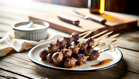 Swedish Meatball Skewers - Grilled to Perfection