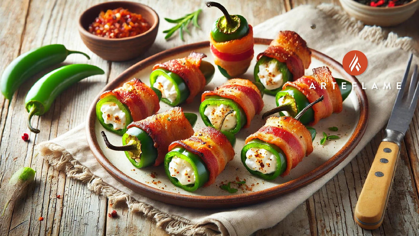 Grilled Jalapeño Poppers with Cream Cheese