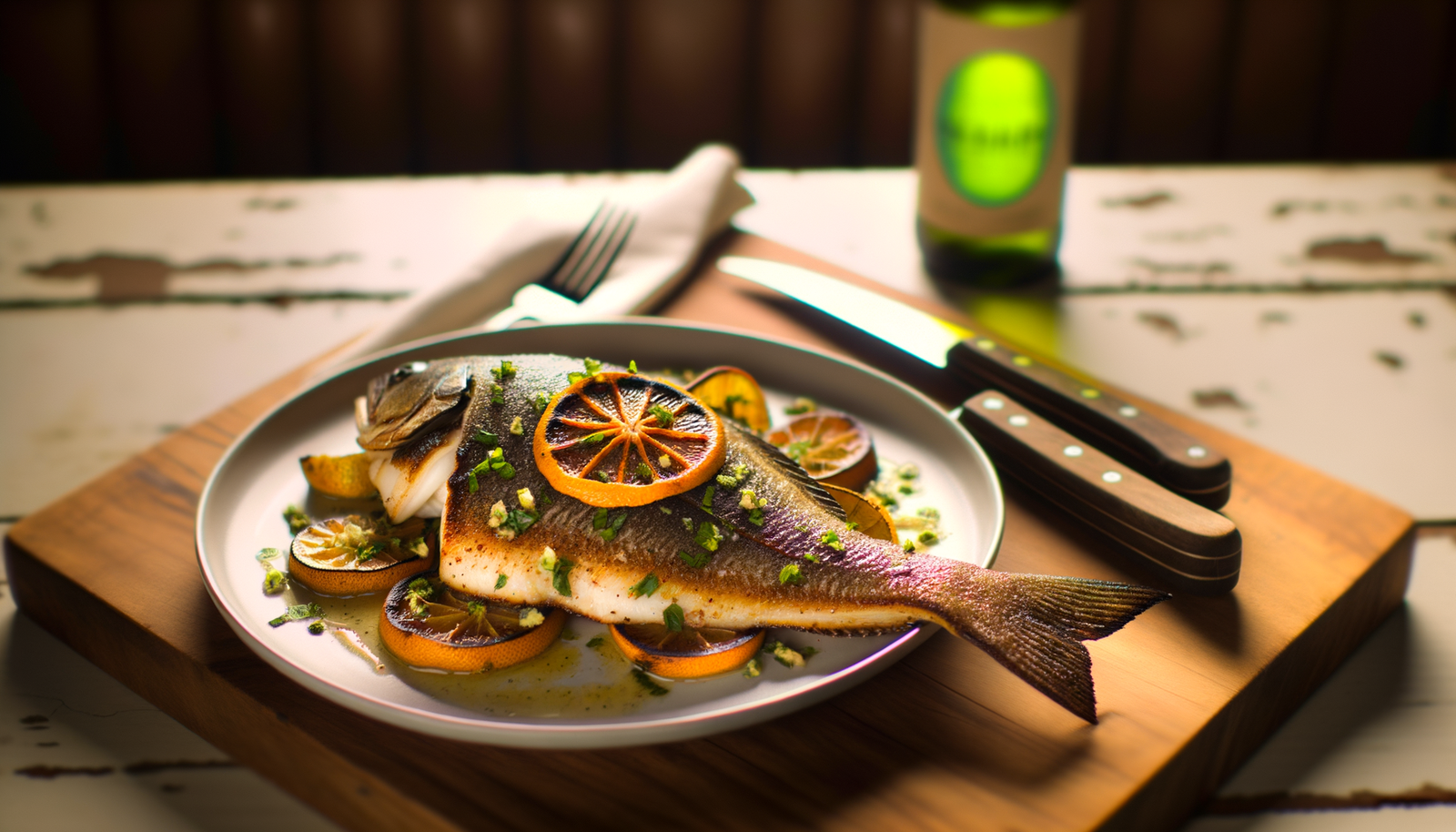 Fire-Kissed Alaska Lingcod with Citrus Zest & Herbs