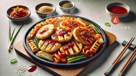 Grilled Tteokbokki Recipe - Savory Korean Rice Cakes on the Arteflame