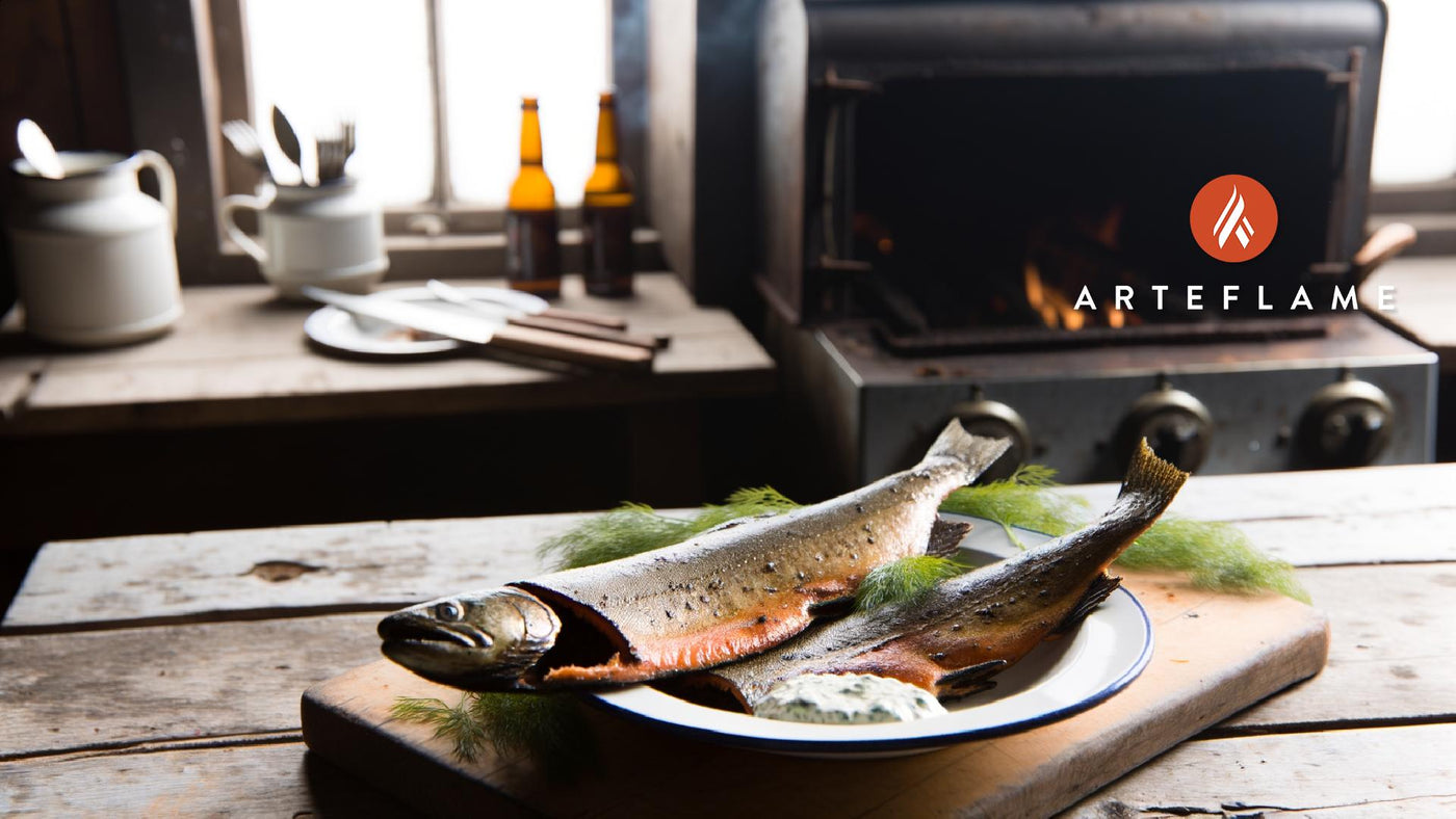 Canadian Smoked Trout with Dill Cream