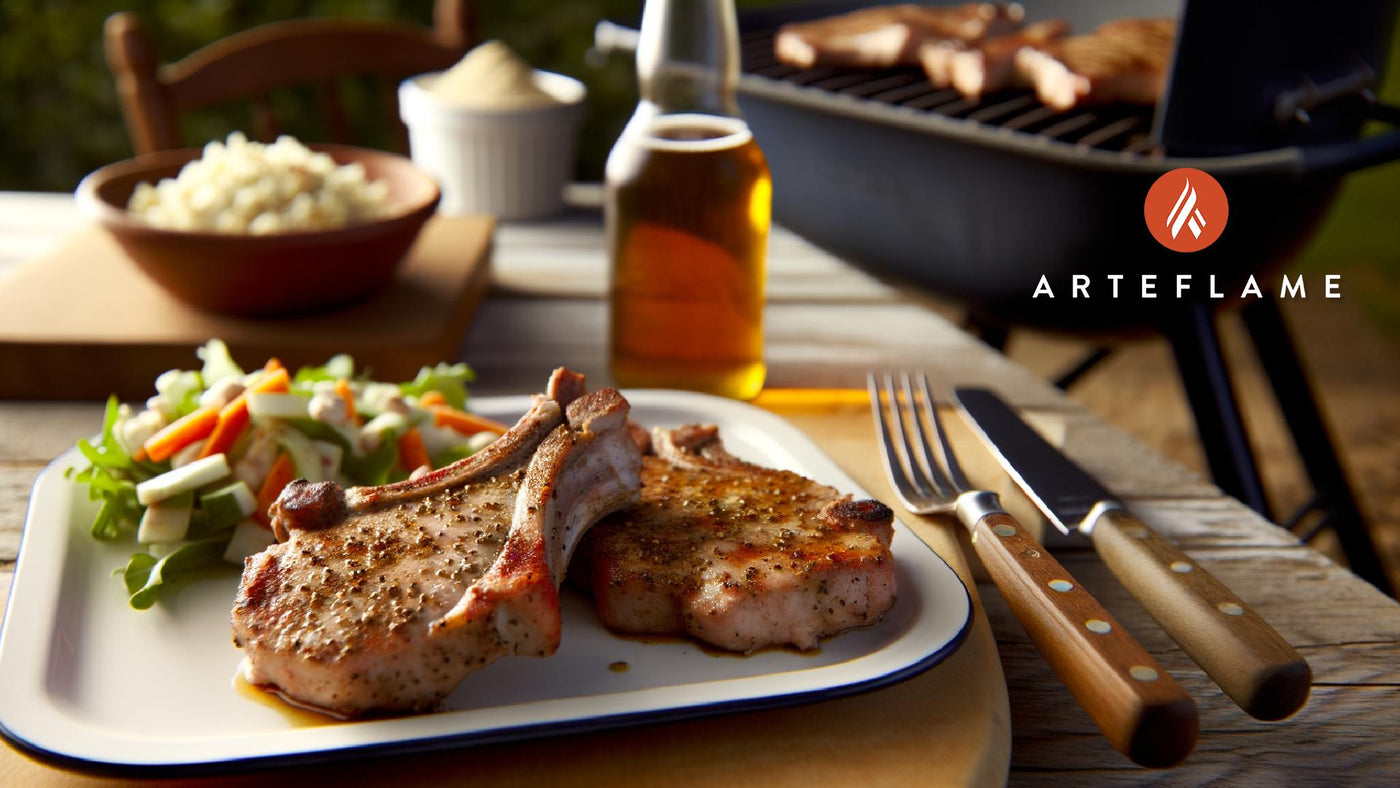 Alabama Tuscaloosa Grilled Pork Chops on Arteflame