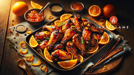 Spicy Orange Grilled Chicken Wings