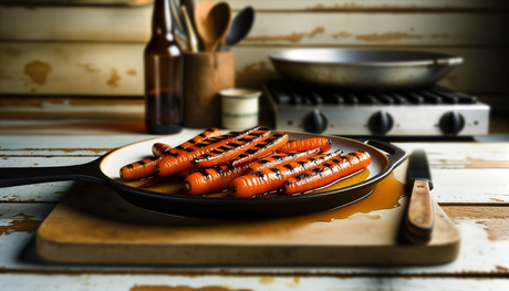 Honey-Glazed Grilled Delaware Carrots