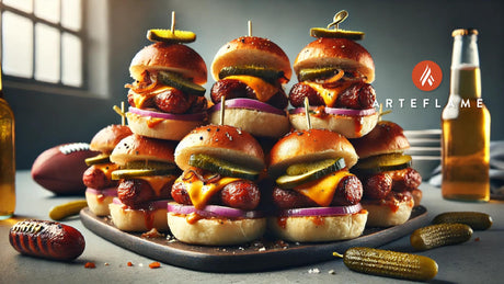 Grilled Sausage Sliders for the Perfect Football Party