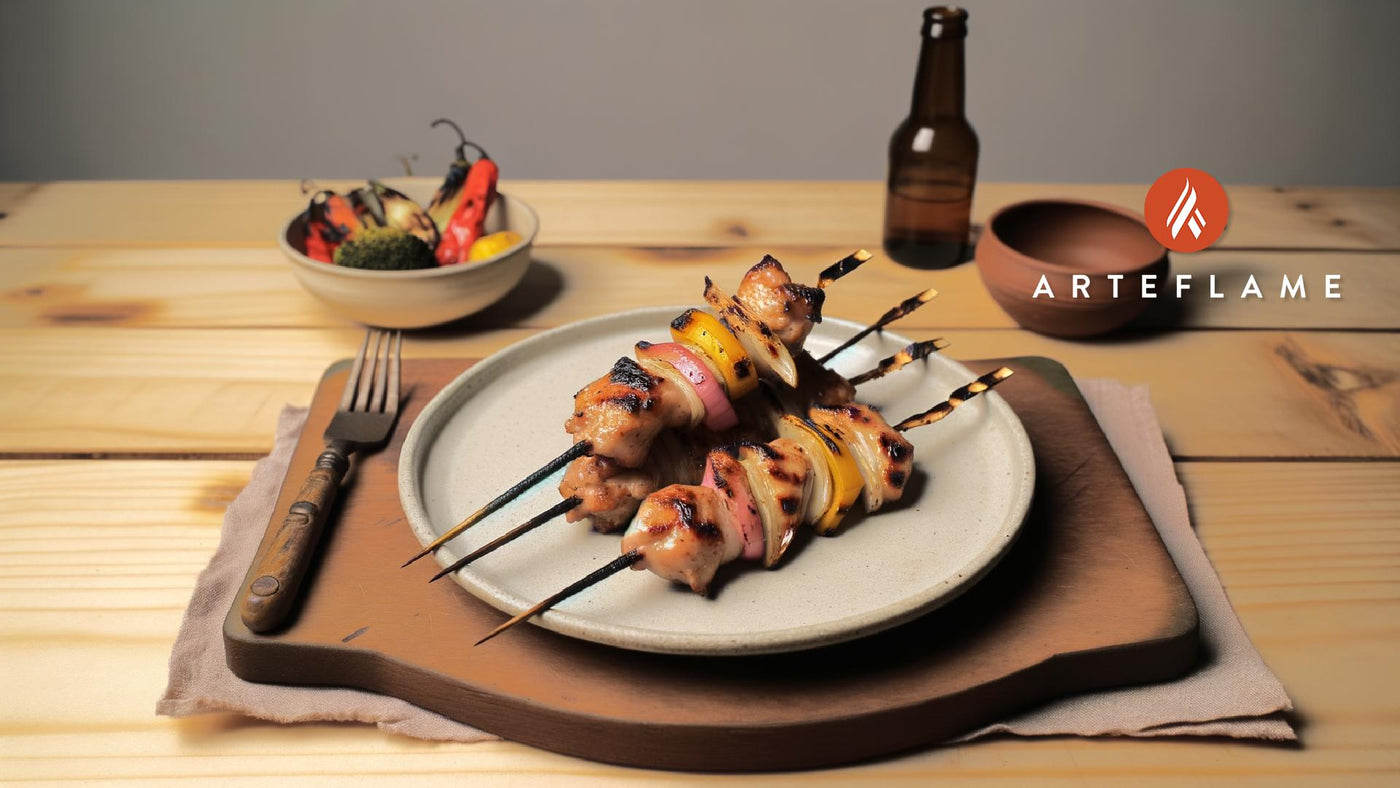 Korean Doenjang Grilled Chicken Skewers