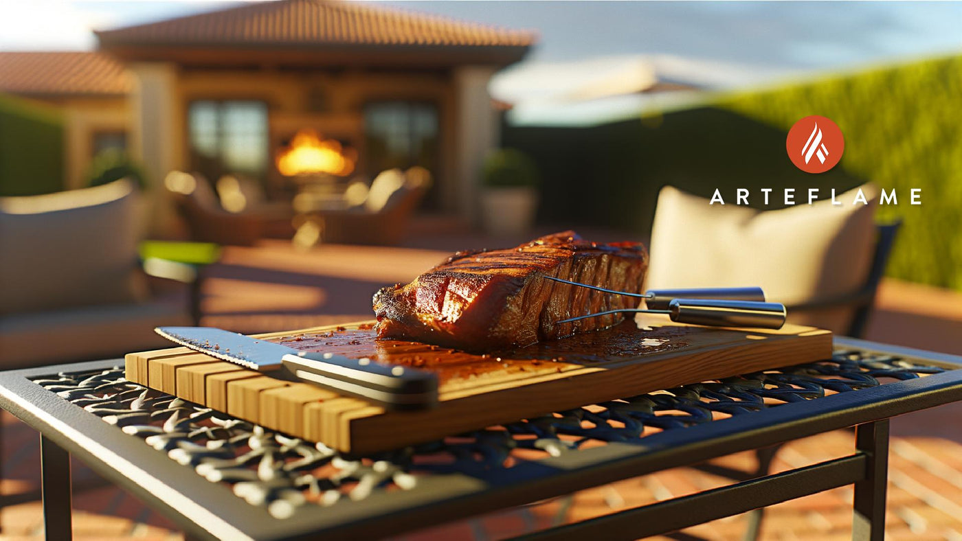 How long should I rest meat after grilling?