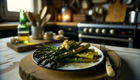 Polish Garlic Butter Grilled Asparagus