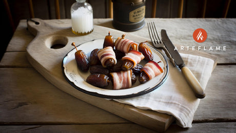 Danish Bacon Wrapped Dates on Arteflame Grill