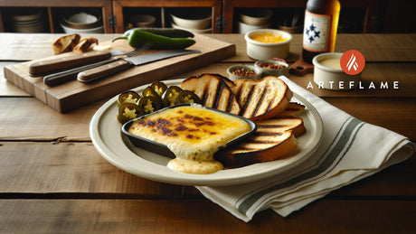 Grilled Arkansas Cheese Dip Queso