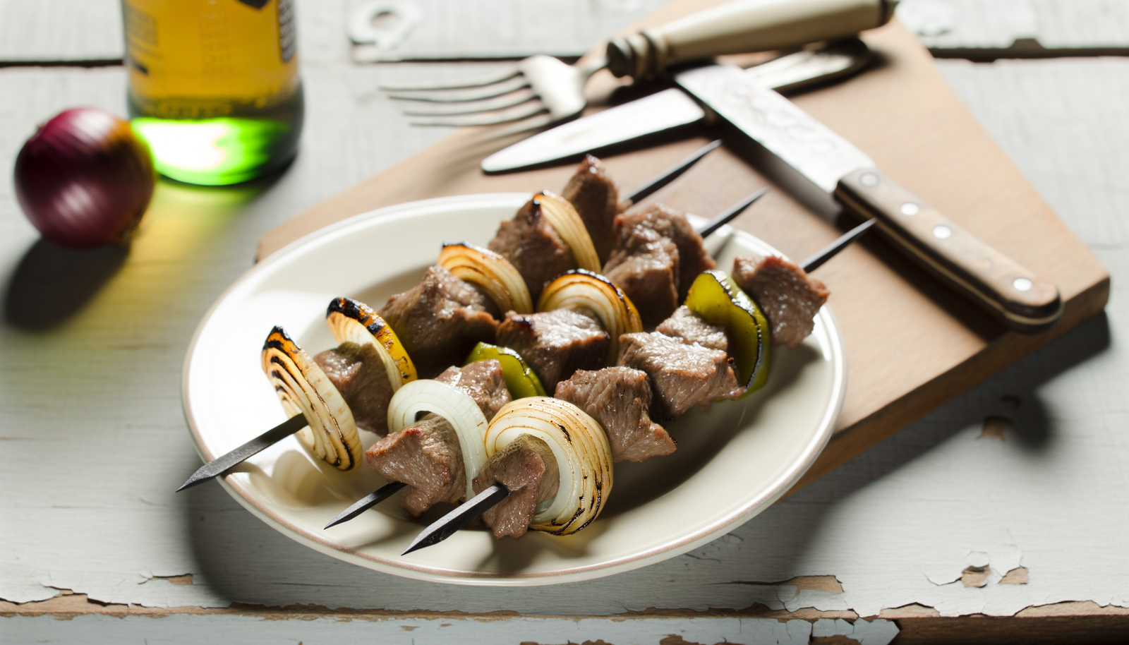 Arkansas Ozark Mountain Venison Kebabs on the Grill