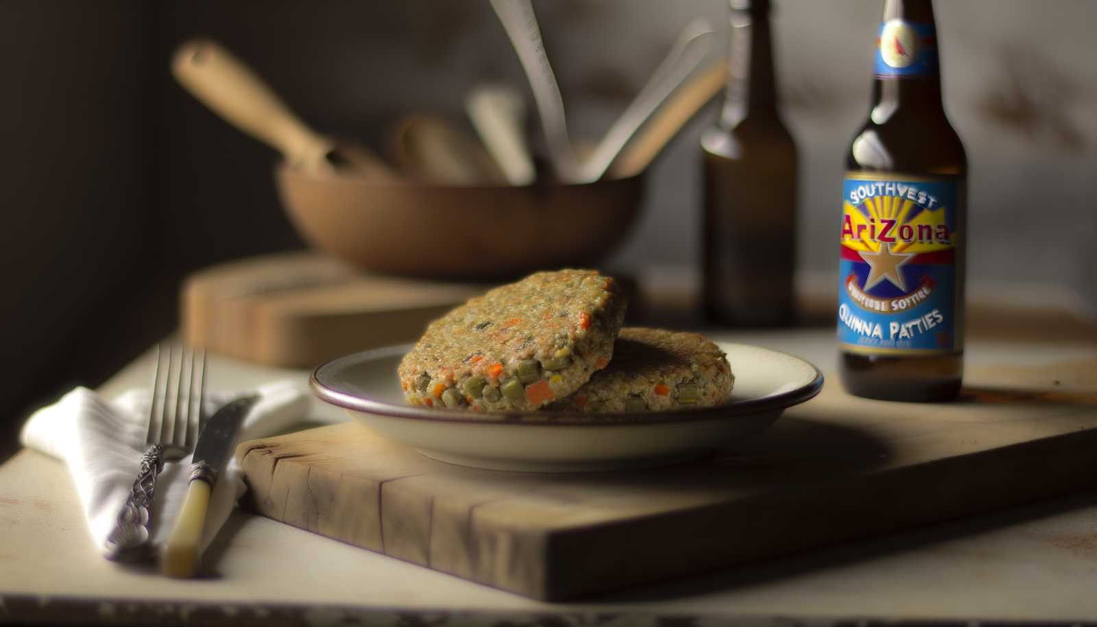 Arizona Southwest Veggie Quinoa Patties