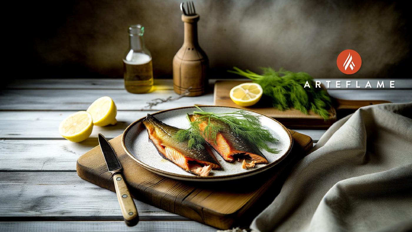 Scottish Hot Smoked Trout with Lemon and Dill