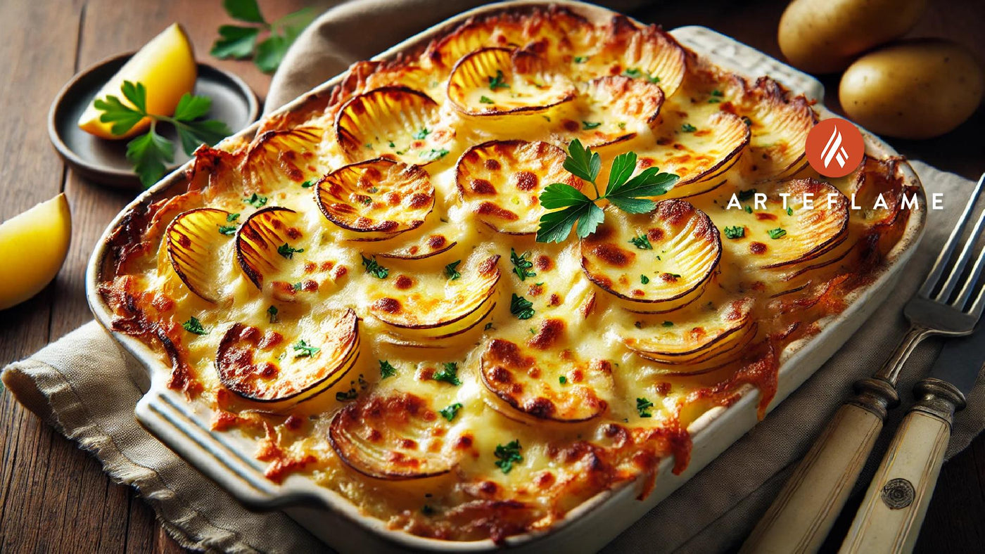 Grilled Kartoffelgratin Recipe – German Potato Gratin on the Arteflame