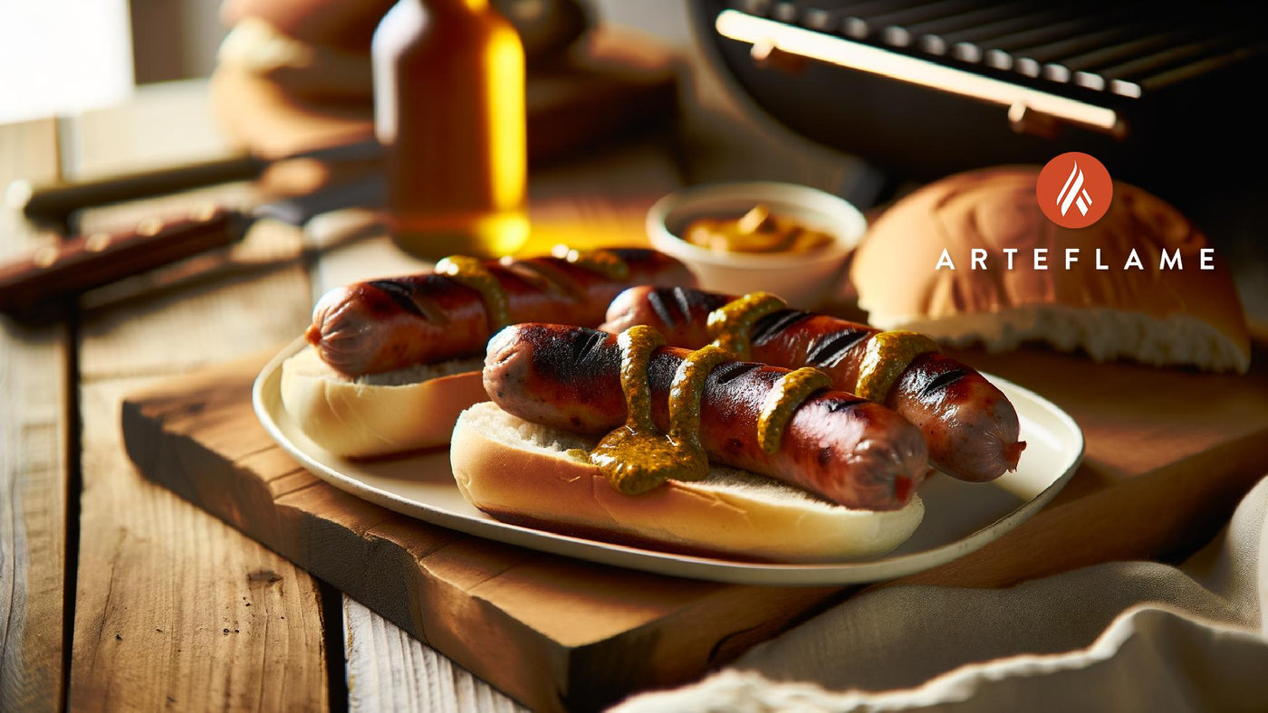 Florida-Style Grilled Sausages with Spicy Mustard