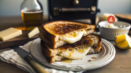 Iowa Farmhouse Grilled Cheese on the Arteflame